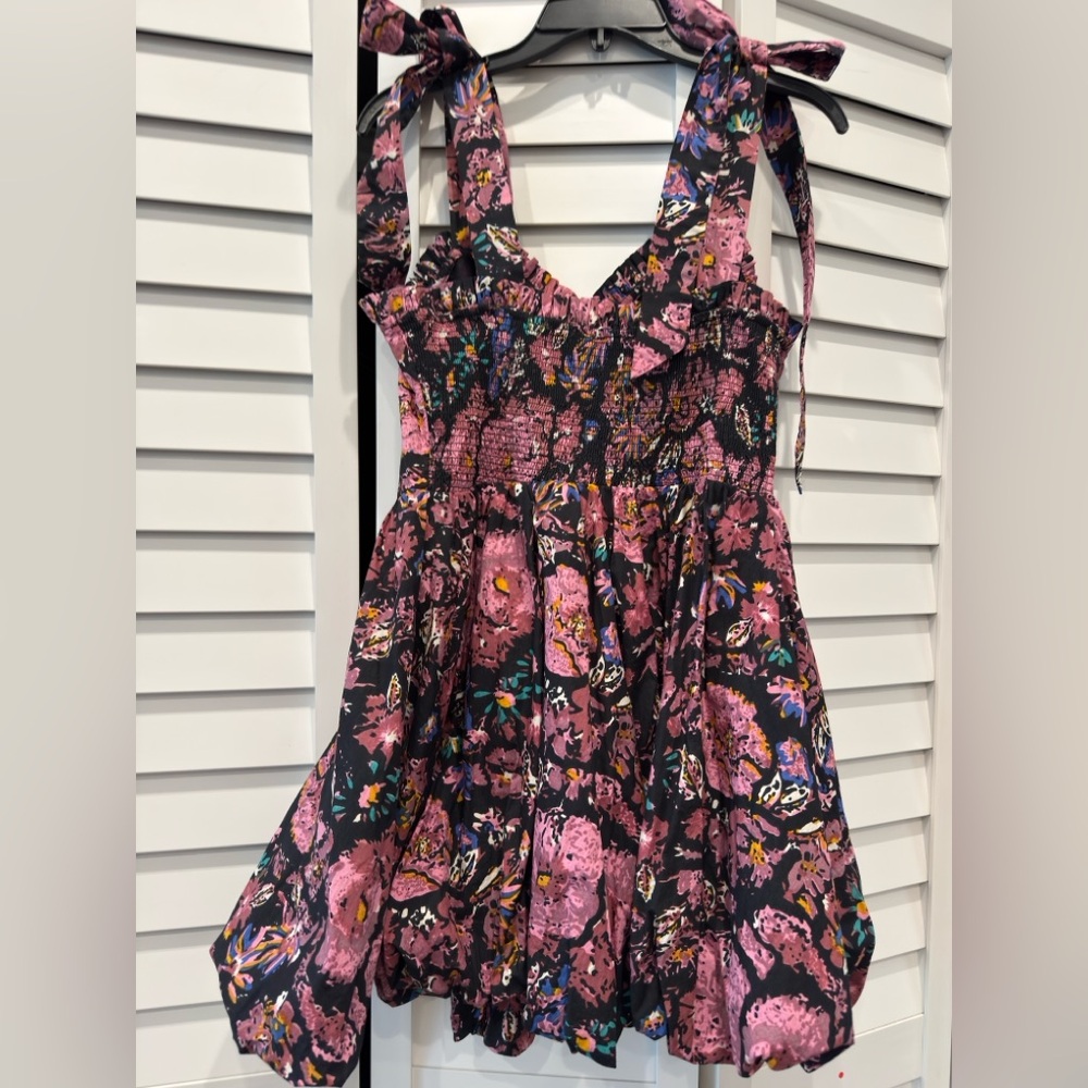 Cleobella Madeline Floral Mini Bubble Hem Dress Medium Like New - Picture 8 of 8